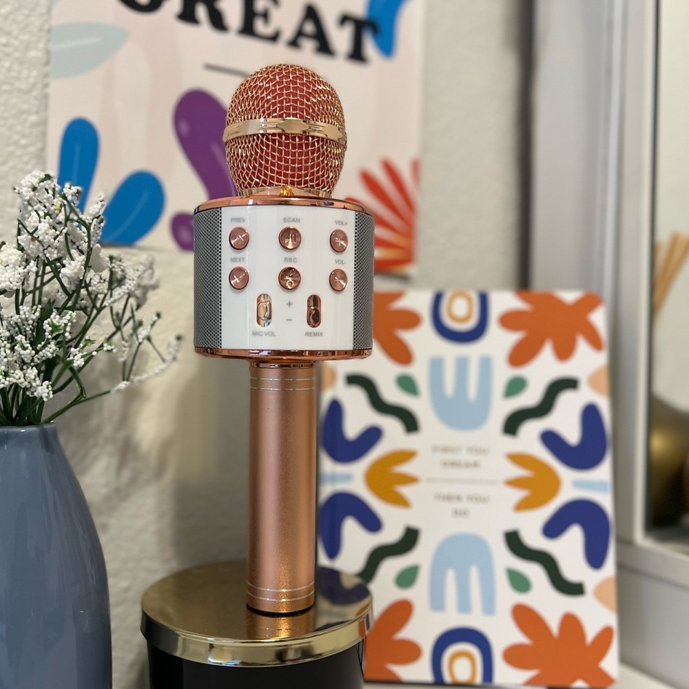 🎤ROSE GOLD MICROPHONE🎤